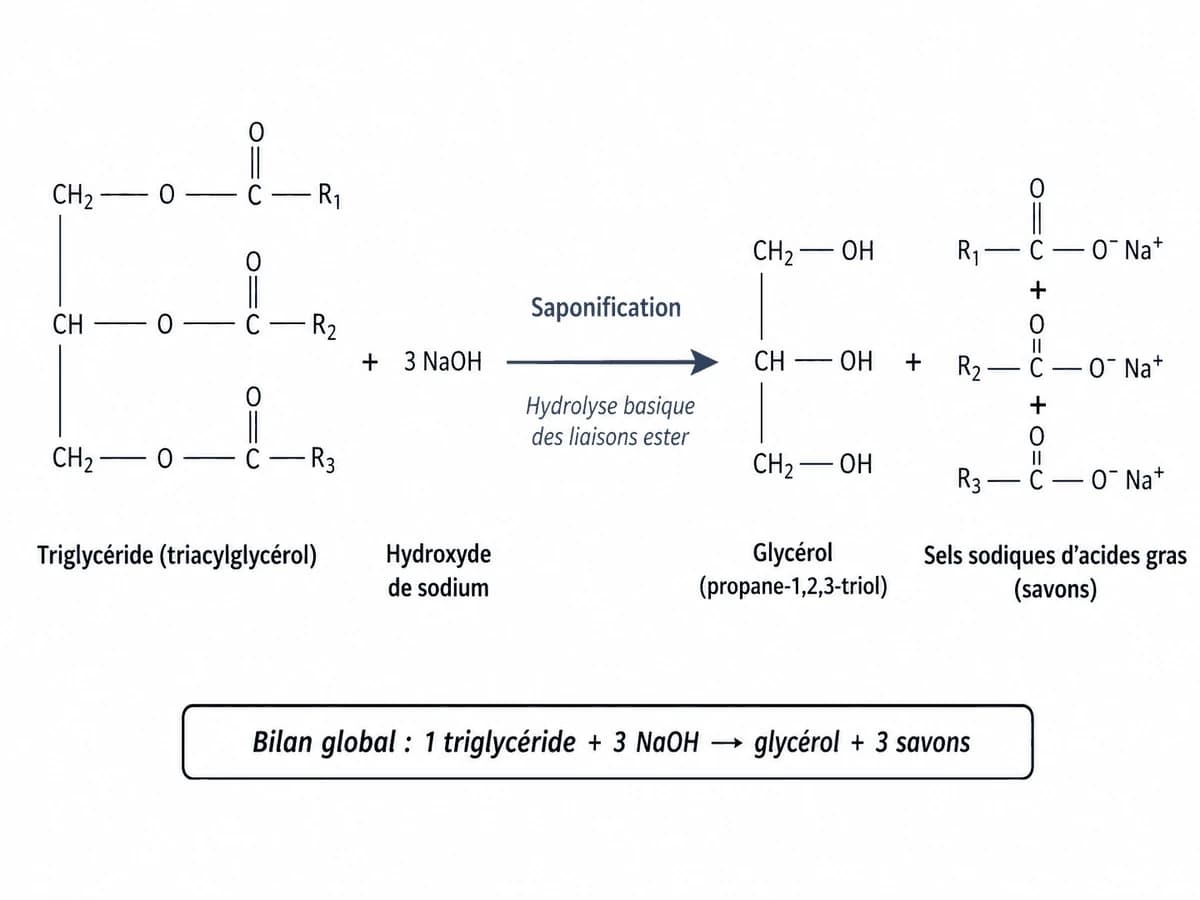 La saponification : comment le corps gras devient savon