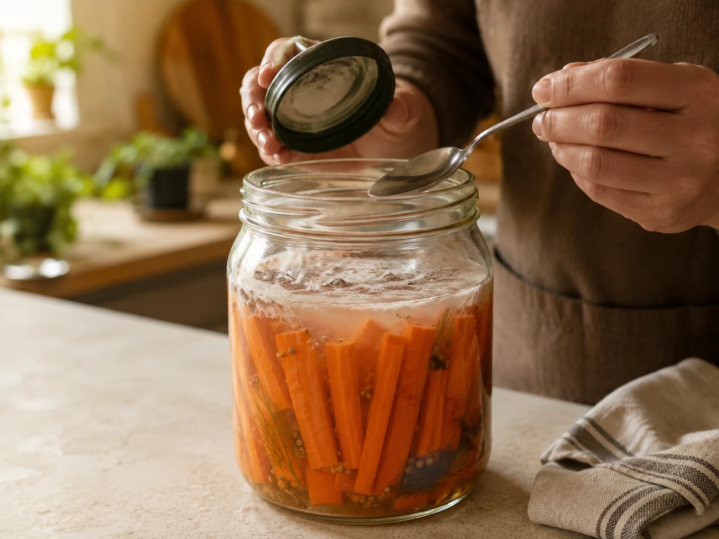 Lacto-fermentation : odeur, voile blanc ou moisissure, faut-il jeter ?